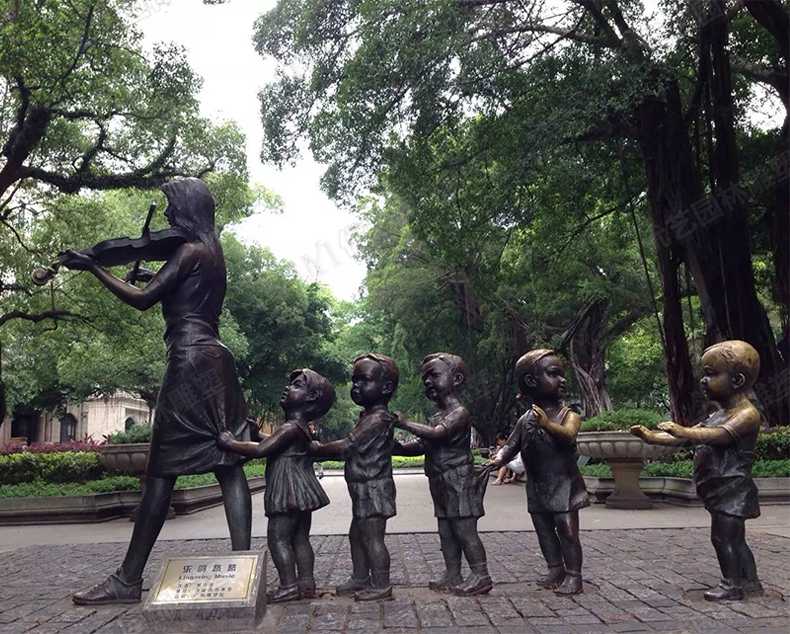 銅人物雕塑，銅小孩雕塑