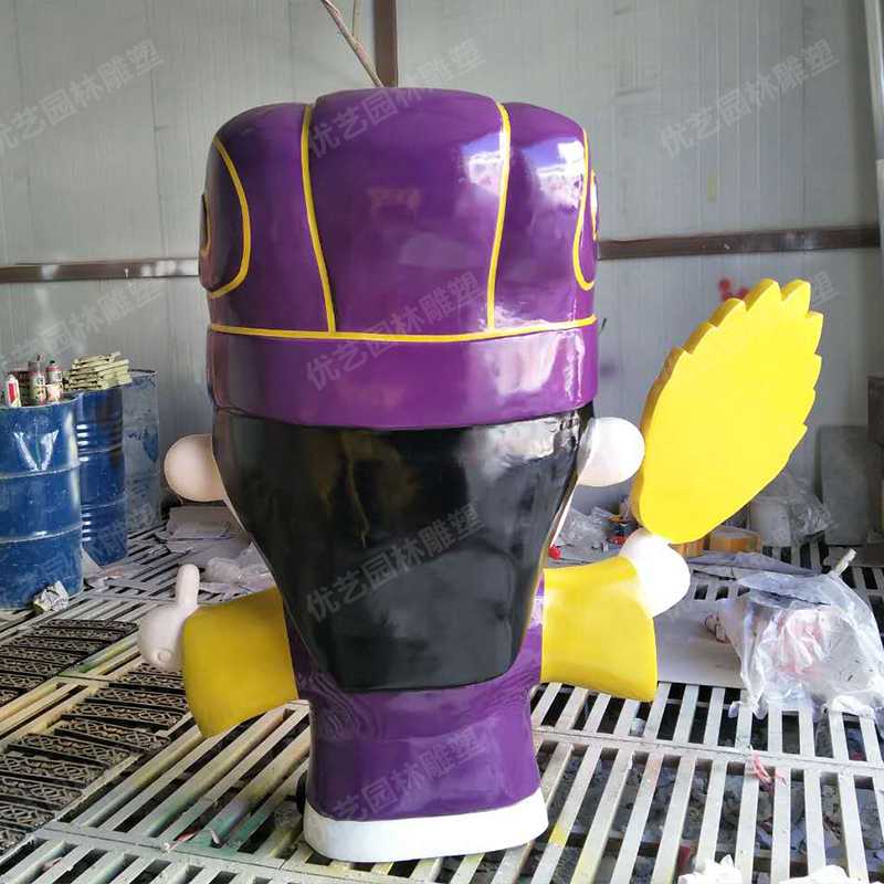 諸葛亮雕塑，卡通人物雕塑