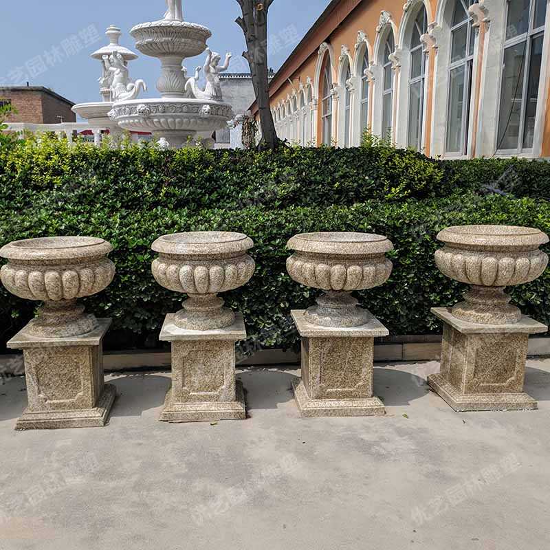 石材花盆，花崗巖花盆