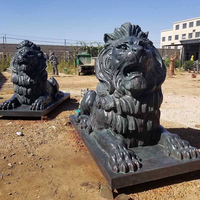 匯豐銅獅子，銅匯豐獅子，銅雕塑廠家，銅獅子廠家