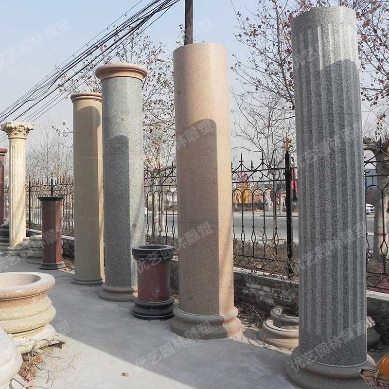 裝飾羅馬柱，石雕羅馬柱